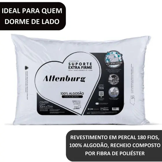 Kit 2 - Travesseiro Altenburgo Suporte Premium